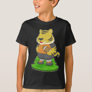 T-shirt Sports de football américain de tigre