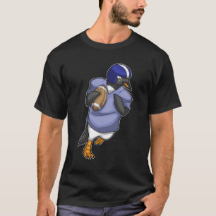 T-shirt Sports de football de pingouin
