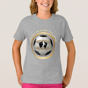 T-shirt Sports de football féminin