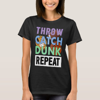 T-shirt Sports de jeunes enfants football baseball basket-