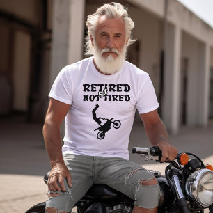 T-shirt Sports de moto à la retraite non fatigués