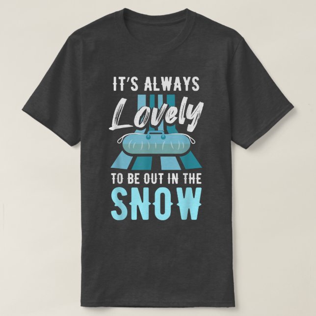 T-shirt Sports de Tuyaux à neige (Design devant)