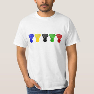 T-shirt sports de volant de badminton