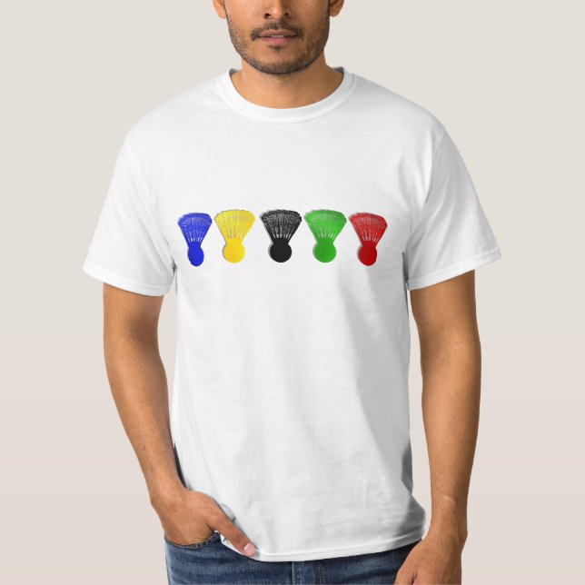 T-shirt sports de volant de badminton (Devant)