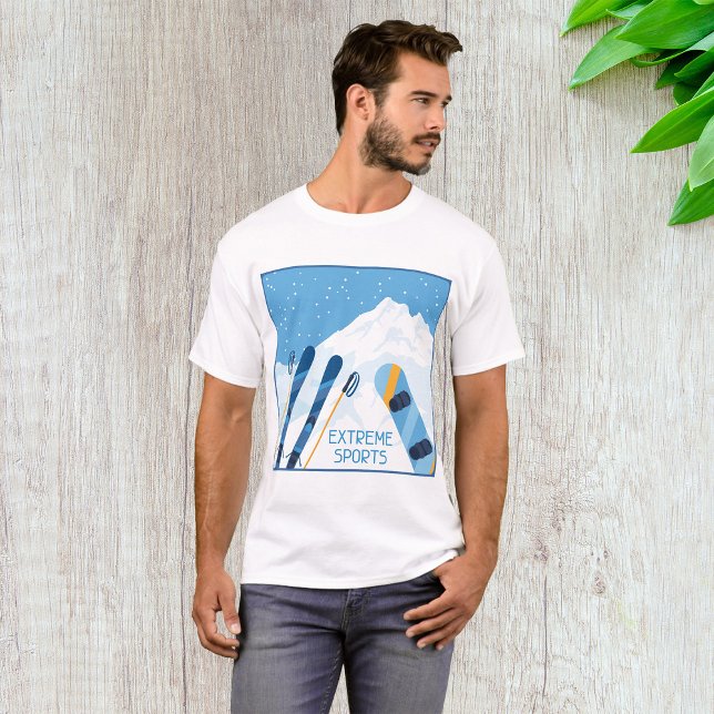 T-shirt Sports d'hiver extrêmes (Créateur téléchargé)