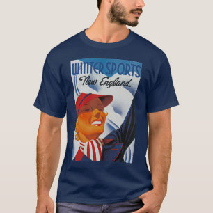 T-shirt Sports d'hiver Nouvelle Angleterre