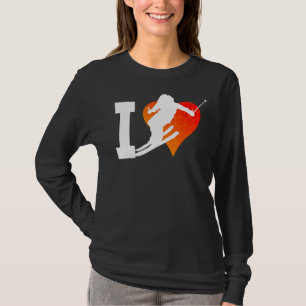 T-shirt Sports d'hiver Ski ski acrobatique