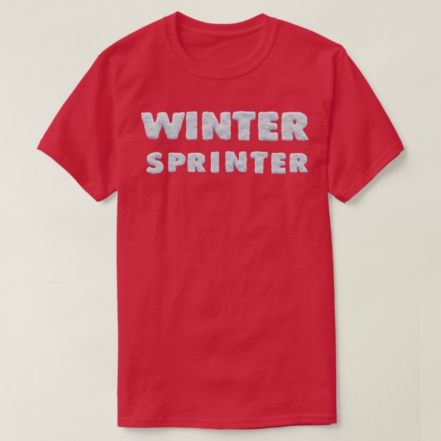 T-shirt Sports d'hiver Sprinter Ski (Design devant)