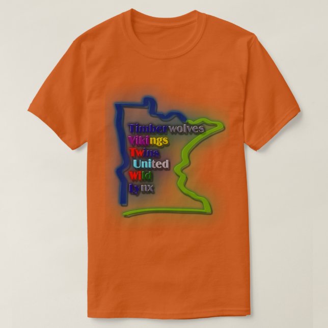T-shirt Sports du Minnesota (Design devant)