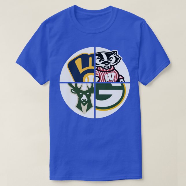 T-shirt Sports du Wisconsin (Design devant)