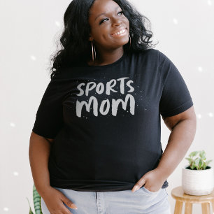 T-shirt Sports maman cool noir et blanc