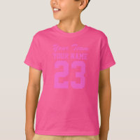 Sports nommés Jersey d'enfants d'équipe de filles