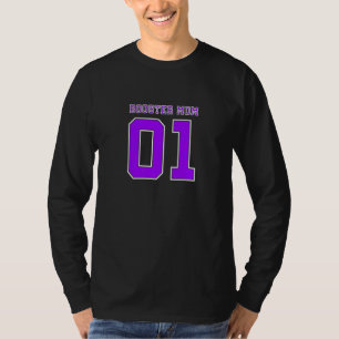 T-shirt Sports Scolaires Club À Thème Boster Maman Violet
