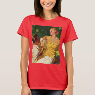 T-shirt Sports vintages Tennis, Amour et Romance