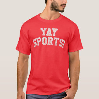 T-shirt Sports Yay Famille de sports drôles