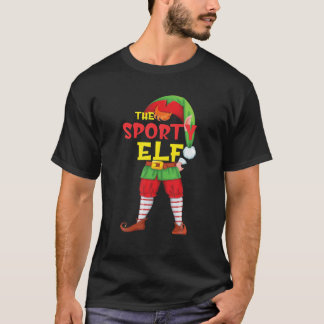 T-shirt SPORTY Elf Famille Cadeau de Noël - Drôle cadeau P