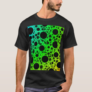T-shirt Spots de bulles spatiales - Rainbow BCGYR