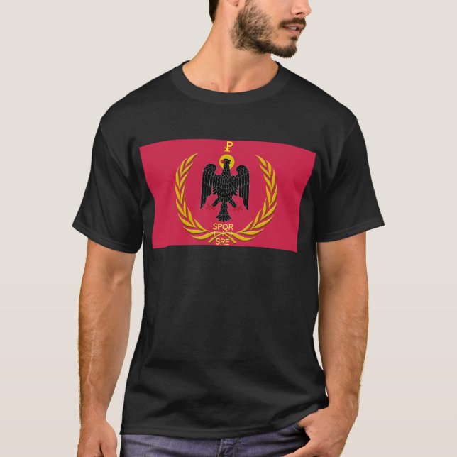 T-shirt ☧+SPQR+SRE+ Camisia (Devant)