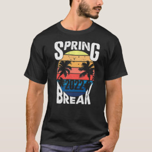 T-shirt Spring Break 2022 famille Tee Spring Break Sunset