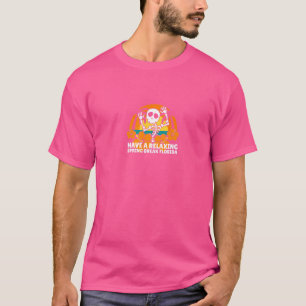 T-shirt Spring Break Florida Happy Skeleton Relaxant Vacat