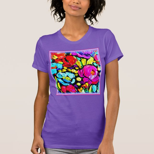 T-shirt "Spring Flower" Belle Art. Acheter Maintenant (Devant)