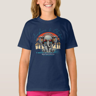 T-shirt Spring Sunshine and Ele-fun Retro Beach Getaway