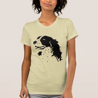 T-shirt Springer spaniel riant