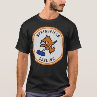 T-shirt Springfield curling classique