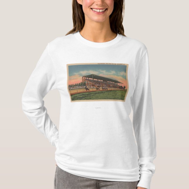 T-shirt Springfield, IL - cheval juste de raisons d'état (Devant)