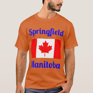 T-shirt Springfield Manitoba Canada Imprimés de Style
