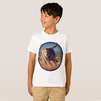 T-shirt Sprinter l'illustration de guépard
