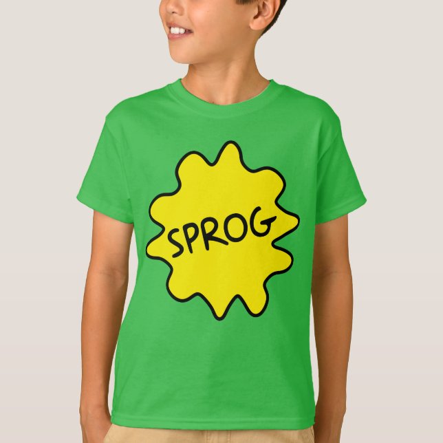 T-shirt Sprog, British Slang Children's (Devant)