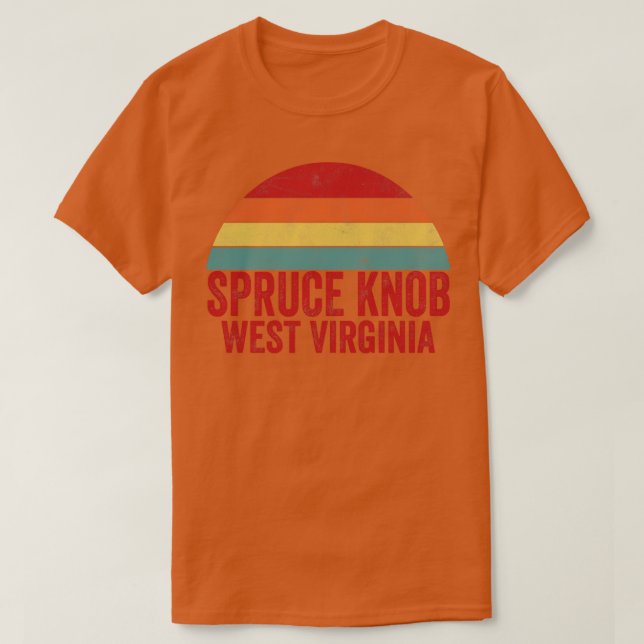 T-shirt Spruce Knob Virginie-Occidentale (Design devant)