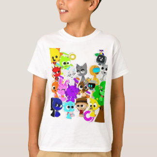 T-shirt Sprunki Group! | Simon Oren Funbot Pinki Wenda 