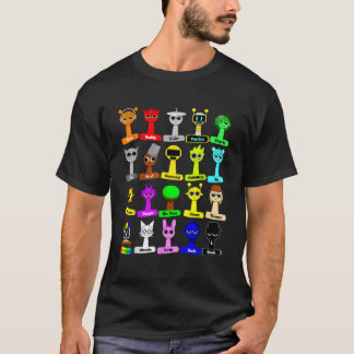 T-shirt Sprunky Beats Team Sprunky pour filles et garçons