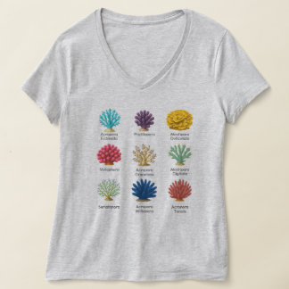 T-shirt SPS Coral ID Tee - shirt botanique Vintage