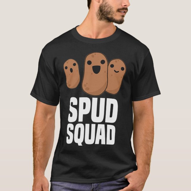 T-shirt Spud best friends infinity s protection animale - (Devant)