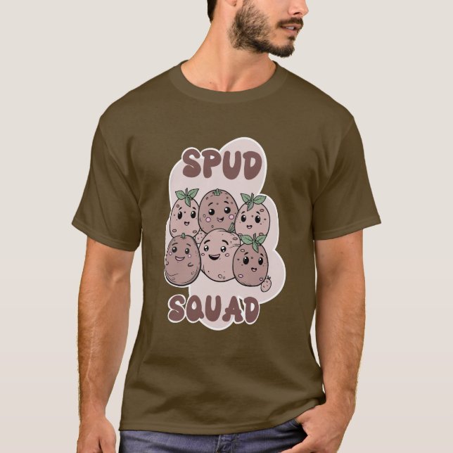 T-shirt Spud Squad groupe drôle Potato (Devant)