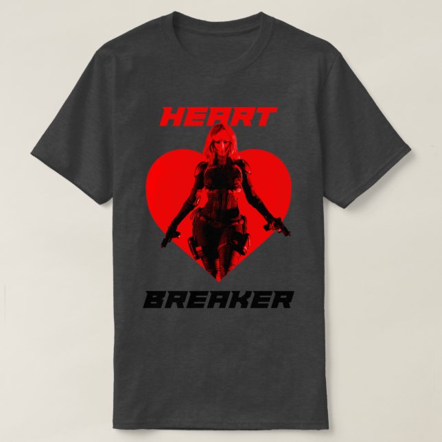 T-shirt Spy Femme briseur de coeur Rouge Variante (Design devant)