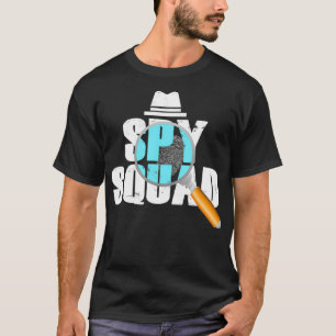 T-shirt Spy Squad Police Crime Investigateur Détection pri