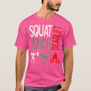 T-SHIRT SQUA BENCH DEADLIF SHIR GYM WEIGHLIFING EE