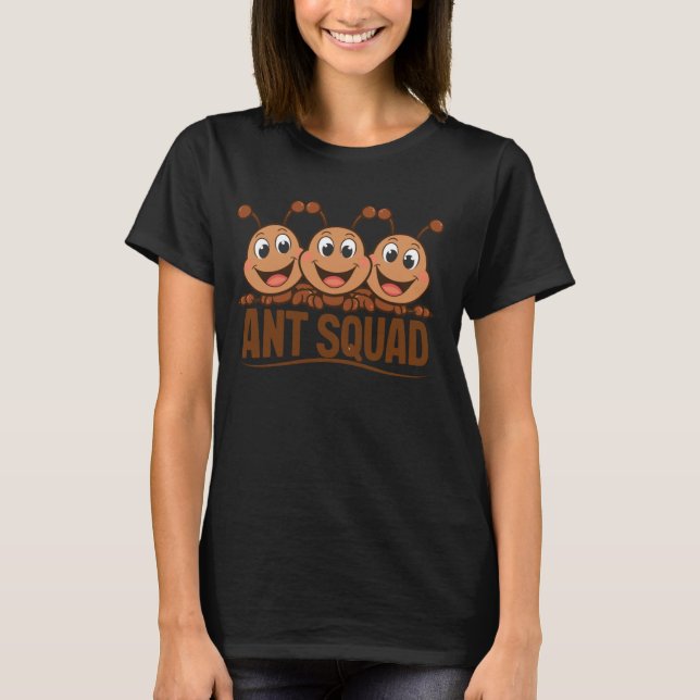 T-shirt Squad Ant Lover Chemise Kids Ant (Devant)