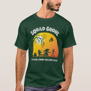 T-shirt Squad Ghouls Parade du monstre d'Halloween