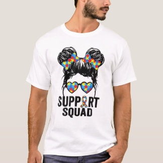 T-shirt Squad Messy Hair Bun Puzzle