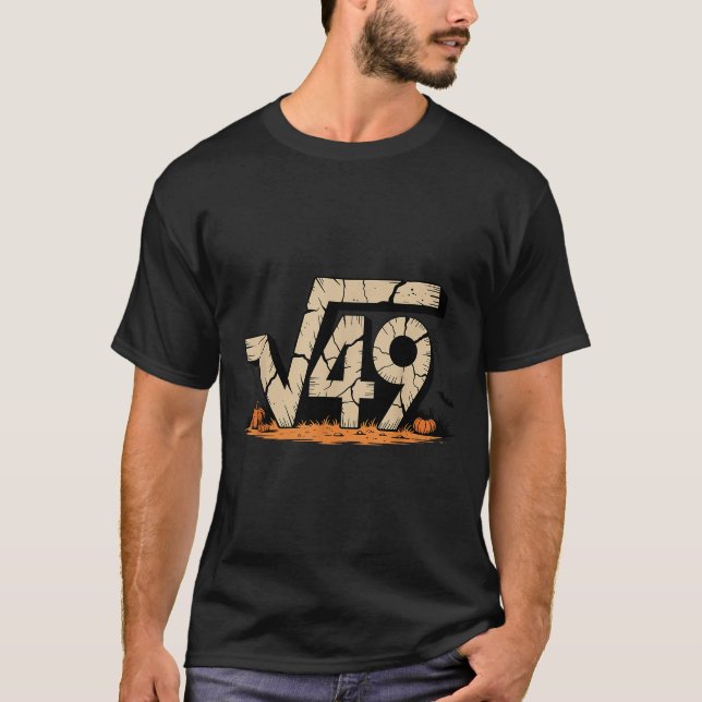 T-shirt Square Root 67 Meme 6 7 Gen Alpha Halloween Six Se (Devant)