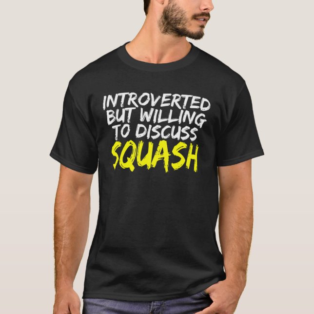 T-shirt Squash Coach  Squash Saying Squash Player (Devant)