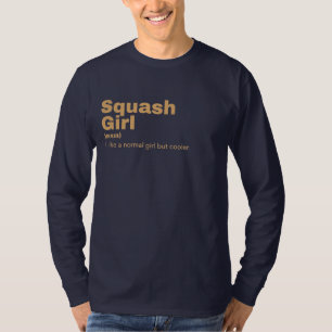 T-shirt Squash Girl - Squash