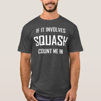 T-shirt Squash Sport SquashCourt cadeau vintage