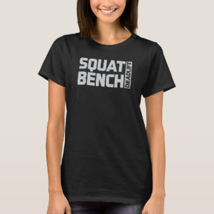 T-shirt Squat Bench Deadlift Gym Entraînement d'aérotransp