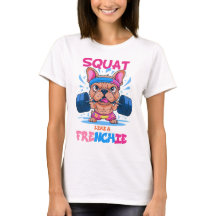 Squat comme un amateur de fitness frenchie amoureu